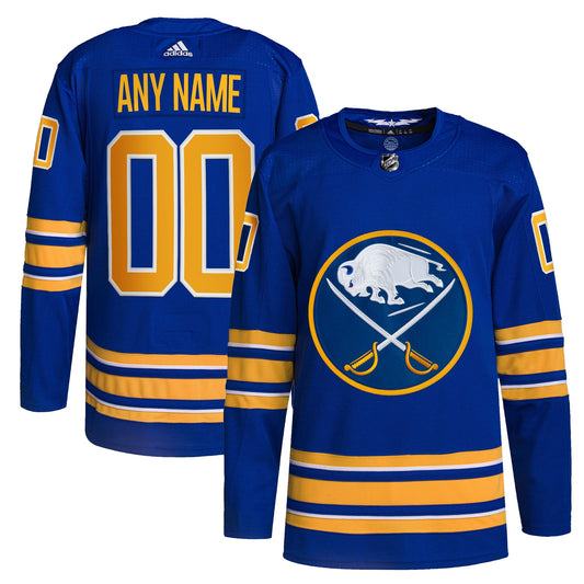 Buffalo Sabres Team Home Primegreen Custom Jersey - Royal