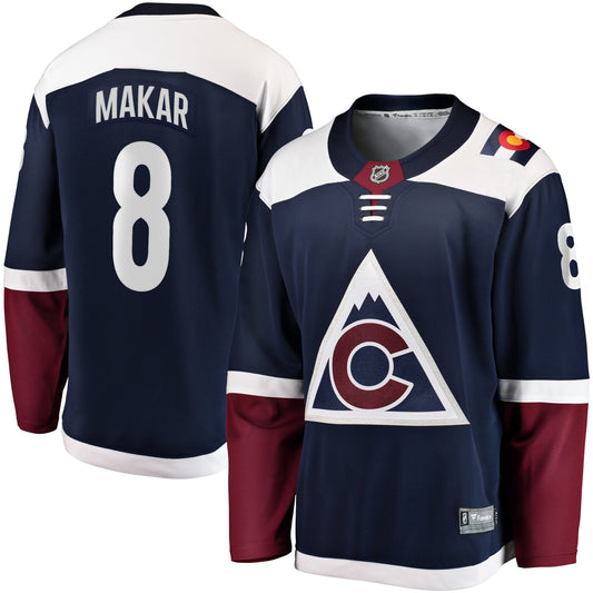 Cale Makar Colorado Avalanche Fanatics Alternate Premier Breakaway Player Jersey - Navy
