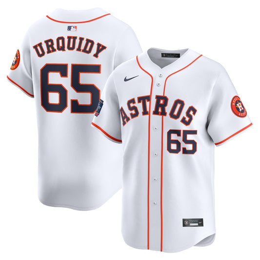 Jose Urquidy Houston Astros Team 2024 MLB World Tour Mexico City Series Home Limited Player Jersey - White