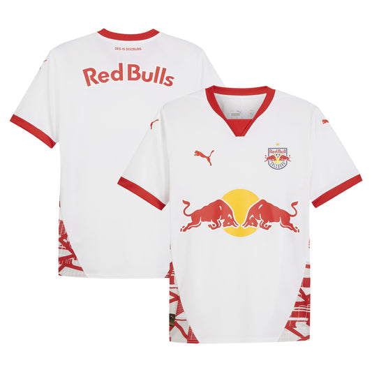 Red Bull Salzburg Team Home 2024/25 Custom Jersey - White