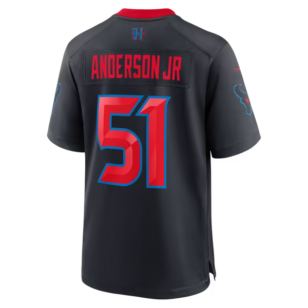 Will Anderson Jr. Houston Texans Official-Nike Alternate 2 25th Season Game Jersey - Navy