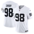 Maxx Crosby Las Vegas Raiders Official-Nike Vapor F.U.S.E. Stitched Limited Jersey - White