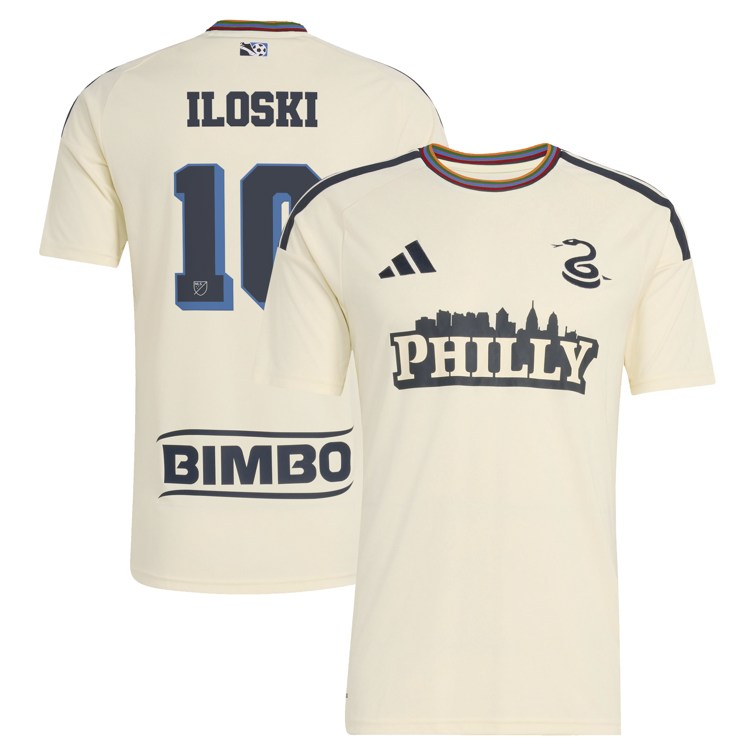 Milan Iloski Philadelphia Union Official-Adidas 2026 Archive Replica Jersey - Tan