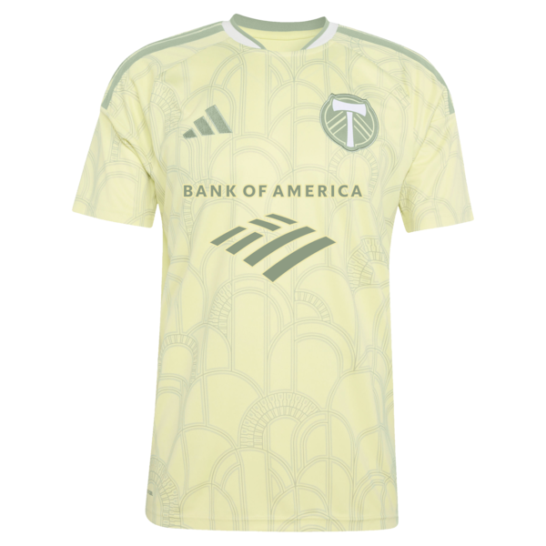 Official-Adidas David Da Costa Portland Timbers 2026 Civic Stadium Kit Replica Jersey Yellow