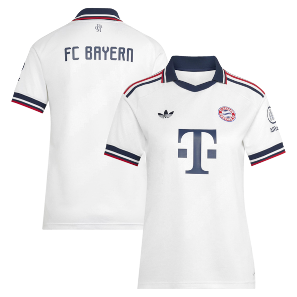 Bayern Munich Official-Adidas Women's 2026/27 Away Replica Jersey - White