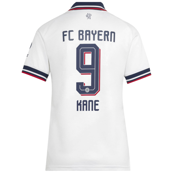 Harry Kane Bayern Munich Official-Adidas Women's 2026/27 Away Replica Jersey - White