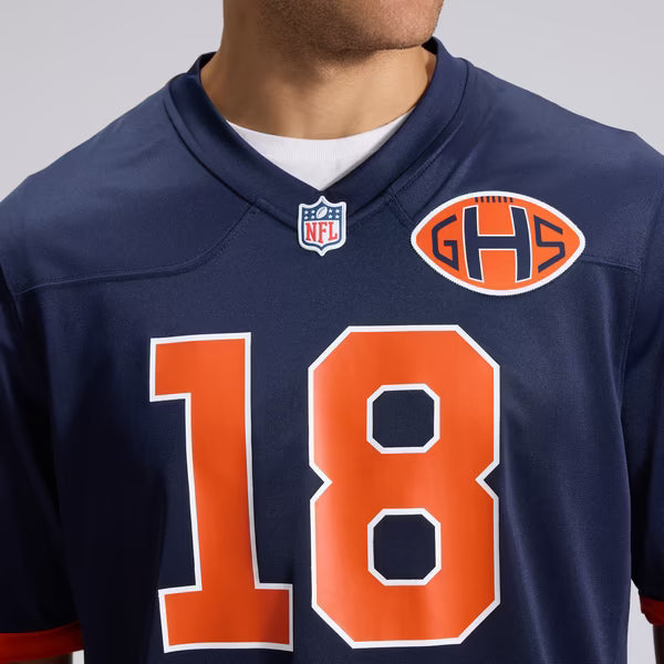 Caleb Williams Chicago Bears Official-Nike 2026 Rivalries Collection Game Jersey - Navy