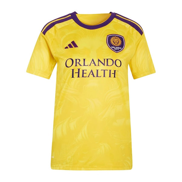 Official-Adidas Orlando City SC Women's 2026 Sunken Treasure Kit Replica Custom Jersey Gold