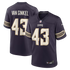 Andrew Van Ginkel Minnesota Vikings Official-Nike 2026 Rivalries Collection Game Jersey - Purple
