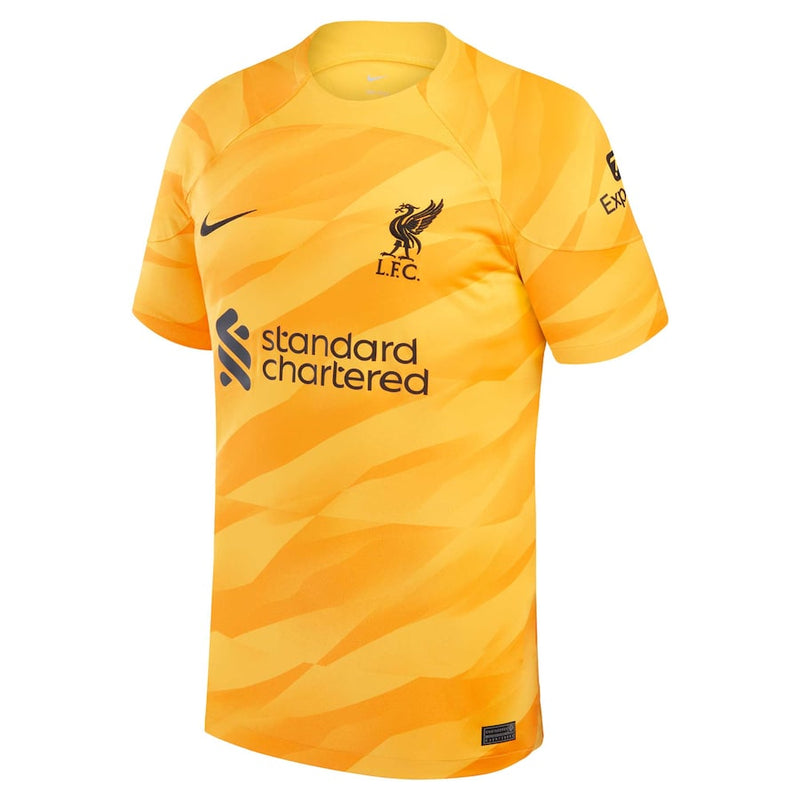 Liverpool Nike 2023/24 Goalkeeper Stadium Jersey - Yellow/Orange