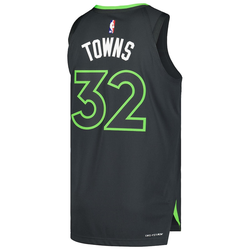 Karl-Anthony Towns Minnesota Timberwolves Jordan Brand Authentic Player Jersey - Statement Edition - Anthracite