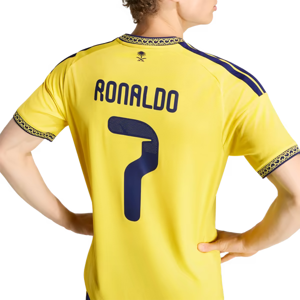 Cristiano Ronaldo Al-Nassr FC Official-Adidas 2026/27 Home Replica Jersey - Yellow