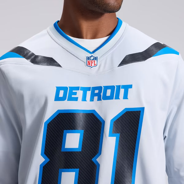 Calvin Johnson Detroit Lions Official-Nike 2026 Rivalries Collection Game Jersey - Silver