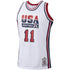 Teams Fans Shop Mitchell & Ness Karl Malone 1992 USA Jersey White