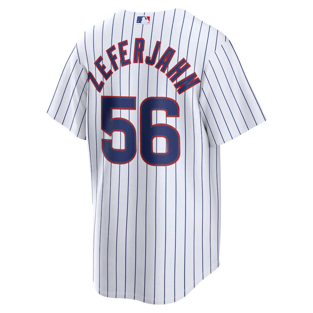 Ryan Zeferjahn Chicago Cubs Official-Nike Home Replica Jersey - White