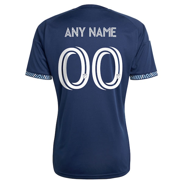 Official-Adidas Vancouver Whitecaps FC 2026 The Coastal Jersey Replica Custom Deep Sea Blue
