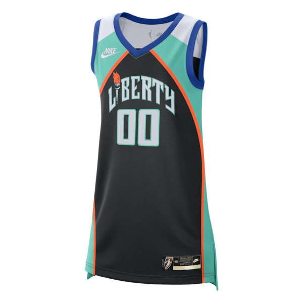Official-nike New York Liberty Victory Custom Jersey Black