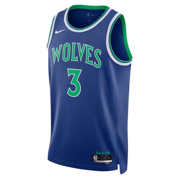 Jaden McDaniels Minnesota Timberwolves Official-Nike Unisex Swingman Jersey - Icon Edition - Blue