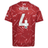 Official-Adidas Virgil Van Dijk Liverpool 2026/27 Home Replica Youth Jersey Red