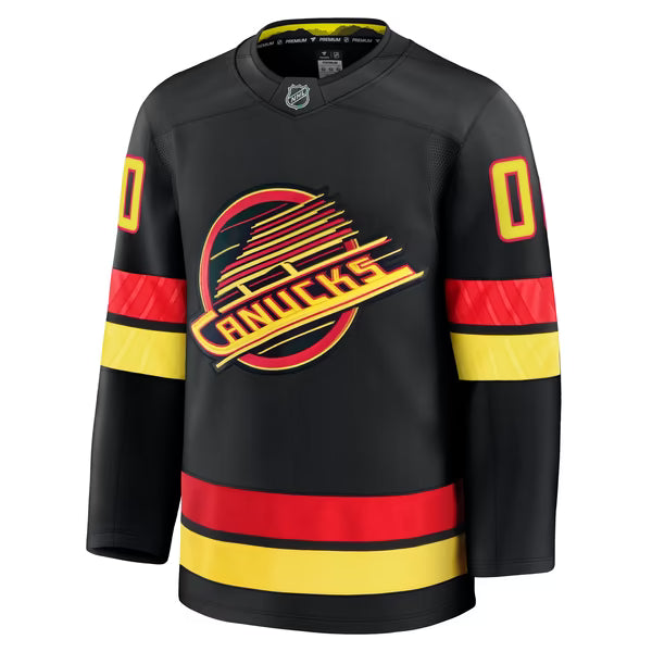 Teams Fans Shop Fanatics Vancouver Canucks Alternate Premium Custom Jersey Black