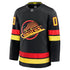 Teams Fans Shop Fanatics Vancouver Canucks Alternate Premium Custom Jersey Black