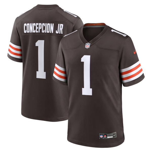 KC Concepcion Jr. Cleveland Browns Official-Nike Team Game Jersey - Brown