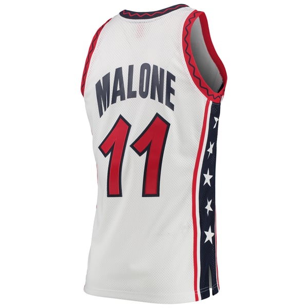 Teams Fans Shop Karl Malone USA Mitchell & Ness 1996 Authentic Jersey