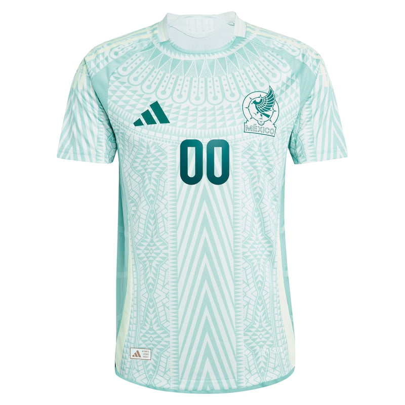 Mexico National Team adidas 2024 Away Authentic Custom Jersey - Green