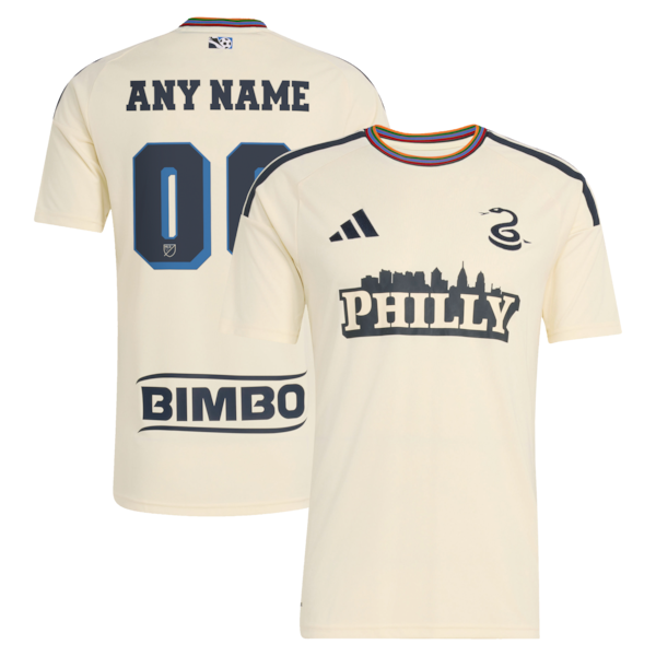 Philadelphia Union Official-Adidas 2026 Archive Replica Custom Jersey - Tan