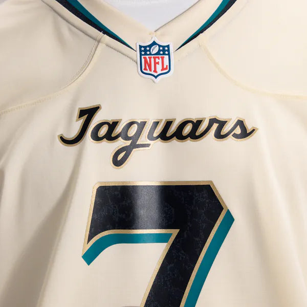 Brian Thomas Jr. Jacksonville Jaguars Official-Nike 2026 Rivalries Collection Game Jersey - Natural