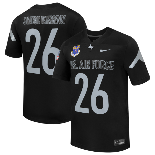 #26 Air Force Falcons Official-Nike 2026 Rivalry Collection Replica Football Jersey - Black