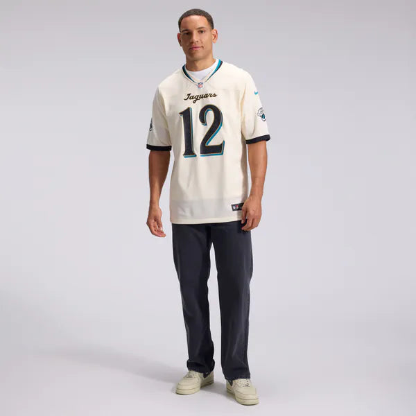 Travis Hunter Jacksonville Jaguars Official-Nike 2026 Rivalries Collection Game Jersey - Natural