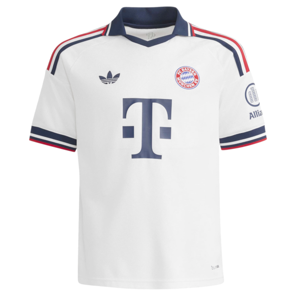 Joshua Kimmich Bayern Munich Official-Adidas Youth 2026/27 Away Replica Jersey - White