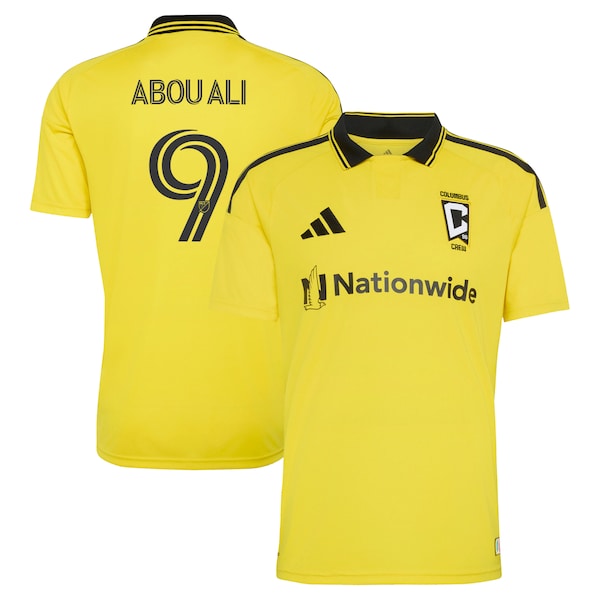 Wessam Abou Ali Columbus Crew Official-Adidas 2026 The Crafted for Excellence Kit Replica Jersey - Yellow