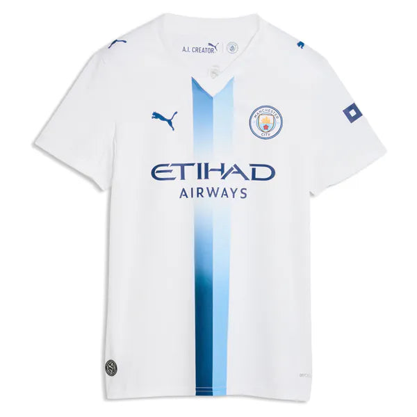 Phil Foden Manchester City Official-Puma Women's 2026/27 Third Replica Jersey - White