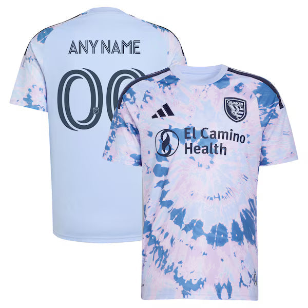 Official-Adidas San Jose Earthquakes 2026 The Dead Kit Replica Custom Jersey Light Blue