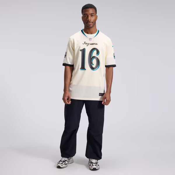 Trevor Lawrence Jacksonville Jaguars Official-Nike 2026 Rivalries Collection Game Jersey - Natural