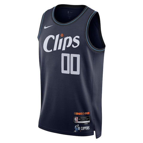 LA Clippers Team Unisex 2023/24 Custom Swingman Jersey - Navy - City Edition