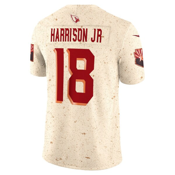 Marvin Harrison Jr. Arizona Cardinals Official-Nike 2025 Rivalries Collection Stitched Limited Jersey - Natural
