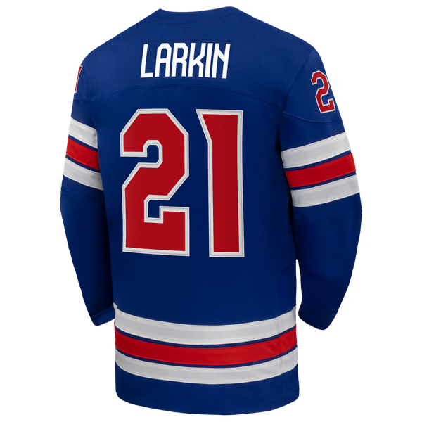 Teams Fans Shop Dylan Larkin Nike US Hockey 2026 Home Jersey Royal