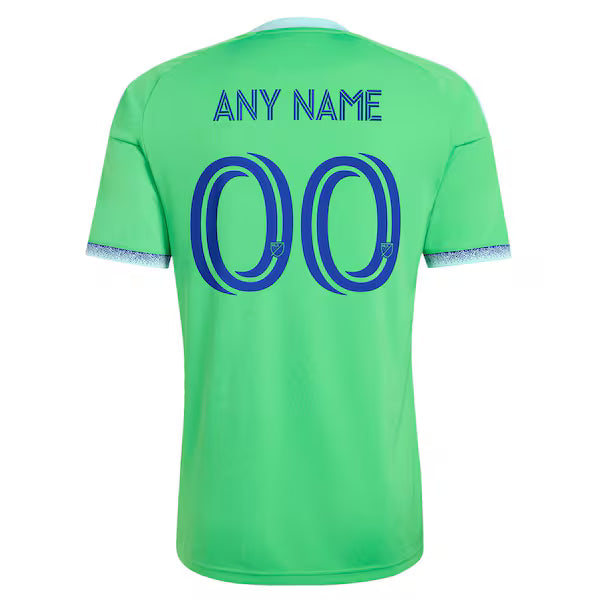 Official-Adidas Seattle Sounders FC 2026 The Evergreen State Kit Replica Custom Jersey Rave Green