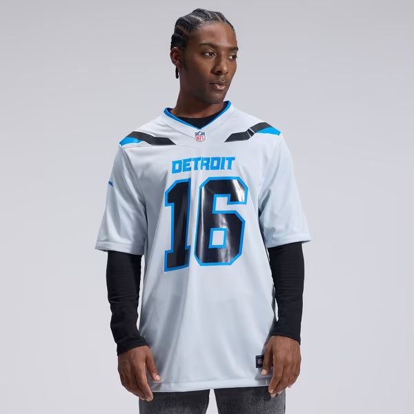 Jared Goff Detroit Lions Official-Nike 2026 Rivalries Collection Game Jersey - Silver