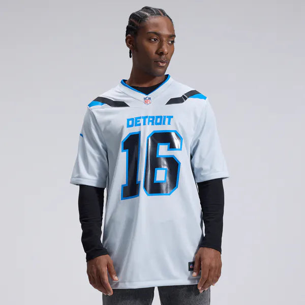Jared Goff Detroit Lions Official-Nike 2026 Rivalries Collection Game Jersey - Silver