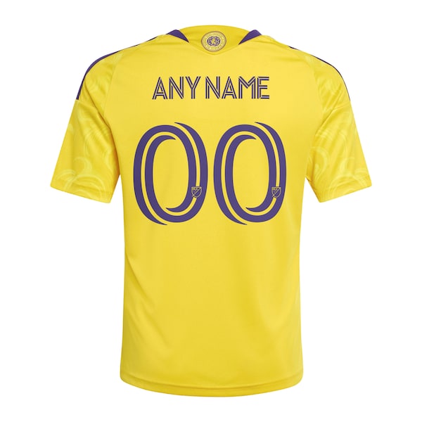 Official-Adidas Orlando City SC Youth 2026 Sunken Treasure Kit Replica Custom Jersey Gold