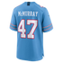 Jalen McMurray Tennessee Titans Official-Nike Team Game Jersey - Light Blue