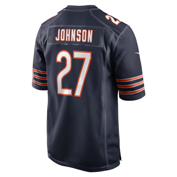 Anthony Johnson Chicago Bears Official-Nike Team Game Jersey - Navy