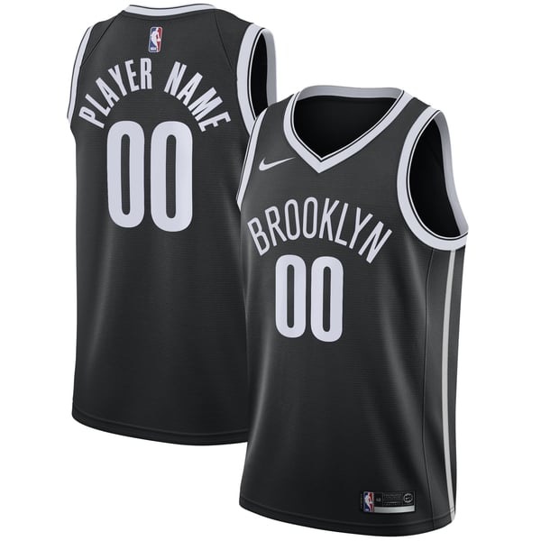 Teams Fans Shop Brooklyn Nets Nike Icon Swingman Custom Jersey