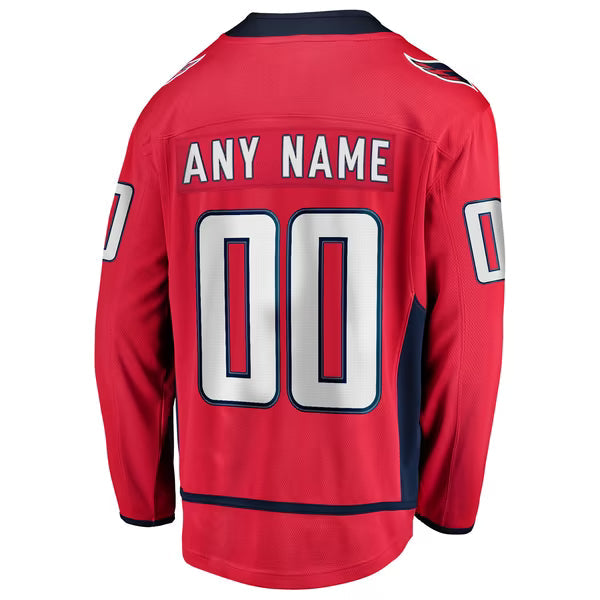Teams Fans Shop Fanatics Men's Washington Capitals Home Breakaway Custom Jersey