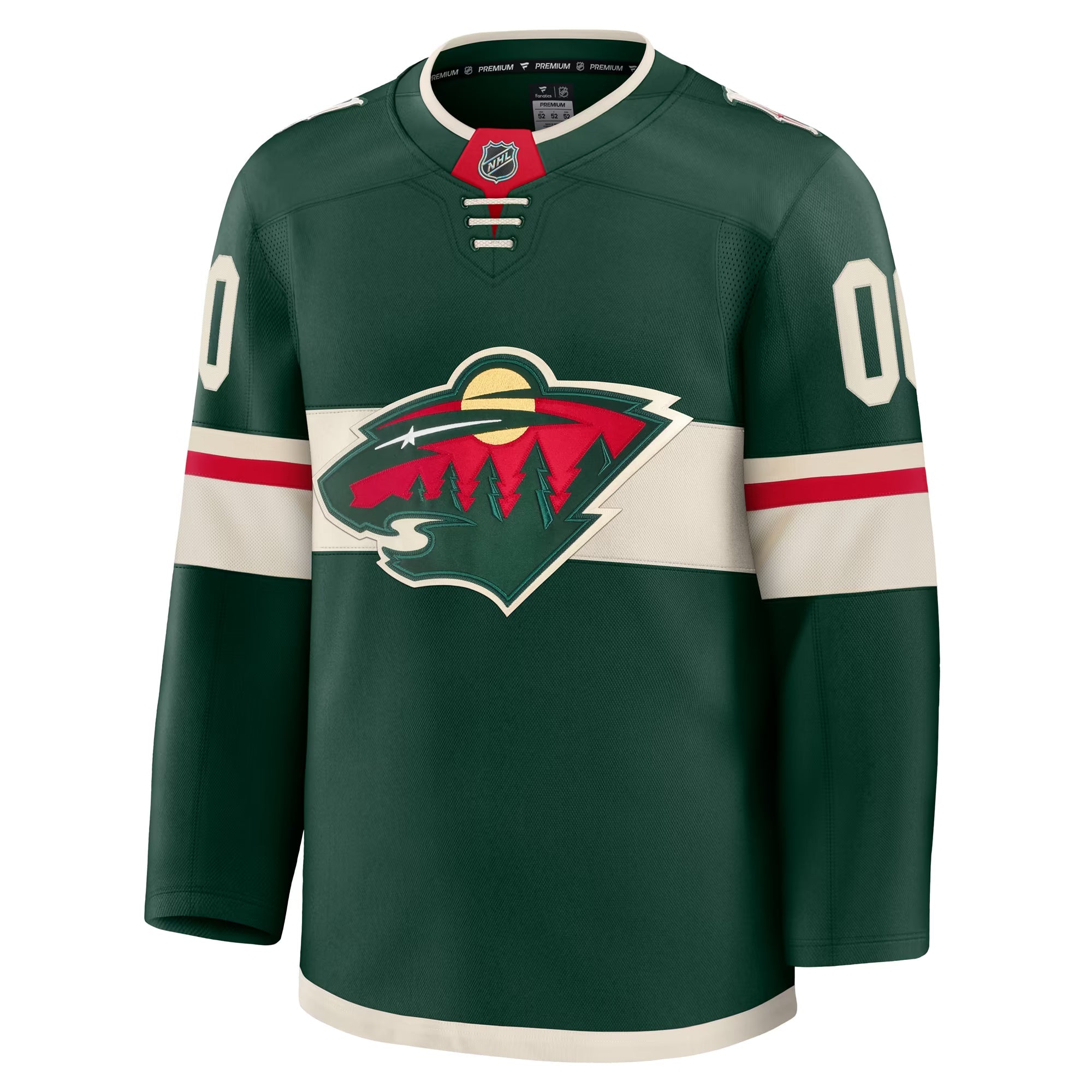 Teams Fans Shop Fanatics Minnesota Wild Home Premium Jersey Green