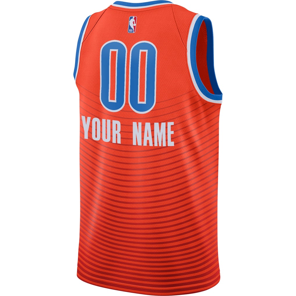 Teams Fans Shop OKC Thunder Jordan Statement Swingman Custom Jersey